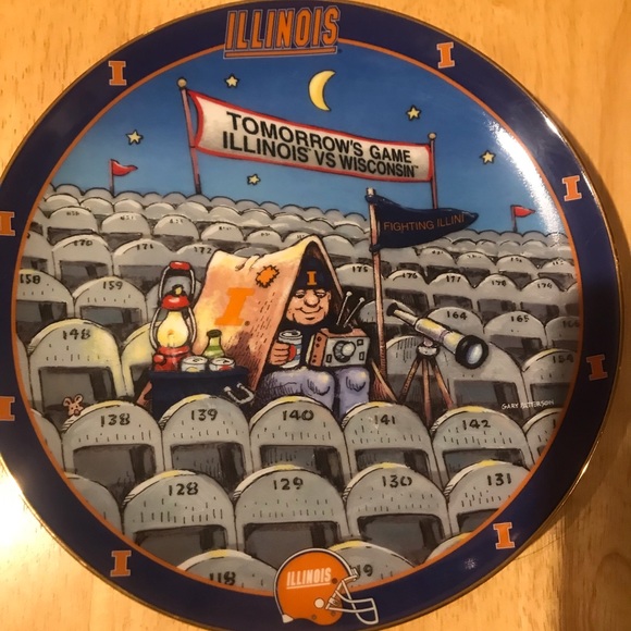 Illini Collector Plate - Picture 1 of 3